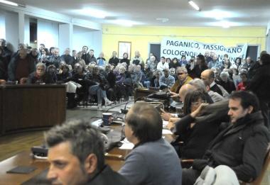 Il pubblico al consiglio straordinario sul compostaggio (Vip) 