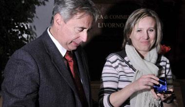 La Livornina d'oro consegnata alla figlia di Paolo Castignoli