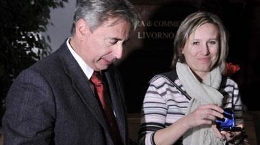 La Livornina d'oro consegnata alla figlia di Paolo Castignoli