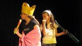 Un momento dei laboratori teatrali per bambini