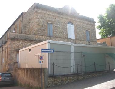 Il teatro di Casciana prima dellavvio dei lavori 