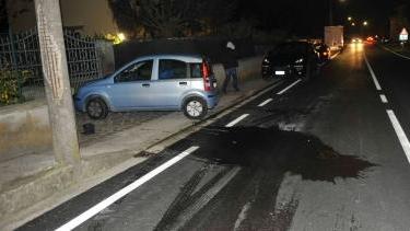 Il luogo dell’incidente lungo la Valdinievole a Galleno