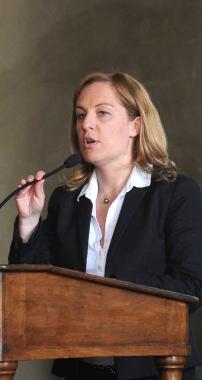 Federica Fratoni, presidente della Provincia