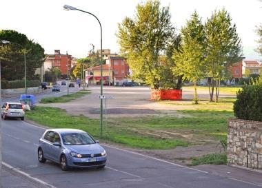Larea dove sorger&agrave; la nuova cittadella di via Torino  