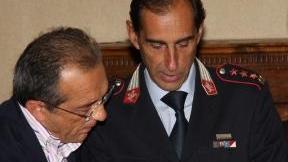 L’assessore Milone e il comandante della polizia municipale Pasquinelli