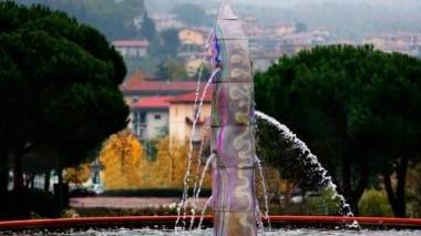 Allarme ghiaccio per la fontana di via Braga