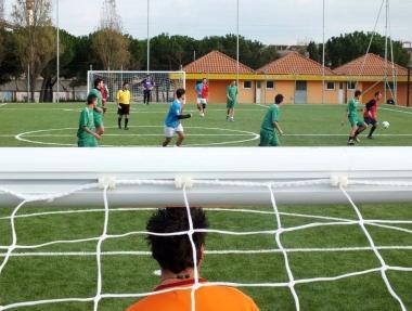 Linaugurazione del campo di calcio a 7 al Poggetto 