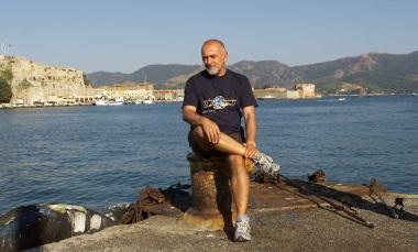 Giorgio Faletti destate a Portoferraio 