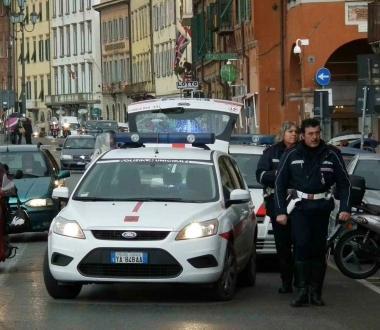 Lintervento dei vigili 