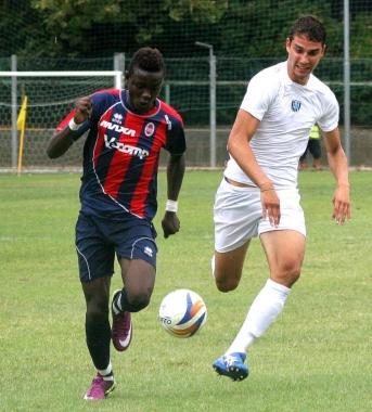 Malasoma durante la partita contro la Virtus Verona 