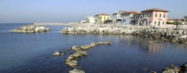 Una veduta della zona di fronte a Marina dove si interverr&agrave; 