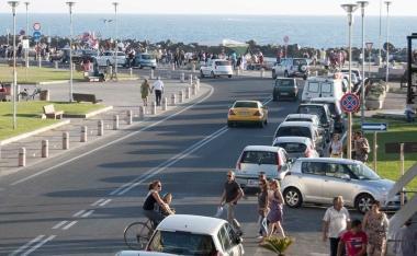 Unimmagine del lungomare a Marina di Pisa     