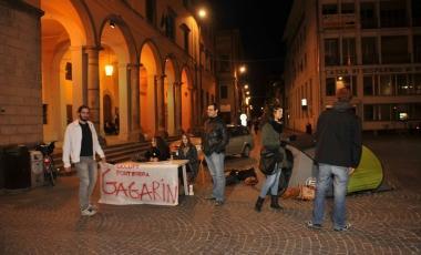 La manifestazione di protesta degli studenti universitari e degli istituti superiori 