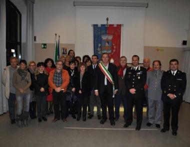 Il gruppo degli insegnanti premiati per liniziativa sul Risorgimento 