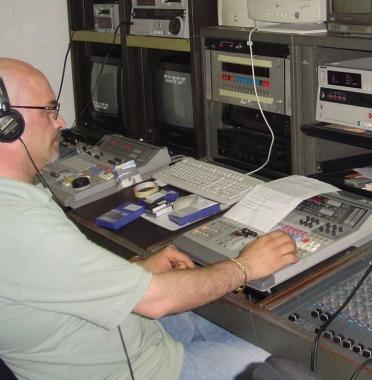 <b>REGIA</b> Gli studi di Tv9 in via Monterosa 