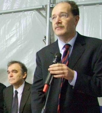 Il dg Tomassini con Rossi 