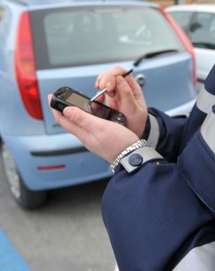 Una multa dei vigili 