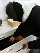 Sono state svaligiate le camere da letto