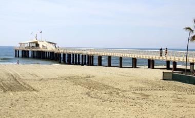 Il pontile di Lido di Camaiore 