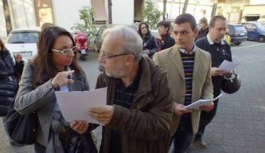 Presentazione della nuova Agenzia Casa con petizione e sit-in dell'Unione Inquilini