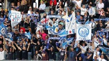 I tifosi dell’Empoli nella Maratona del Castellani durante una partita interna degli azzurri