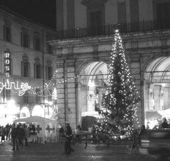 Addobbi natalizi in centro 