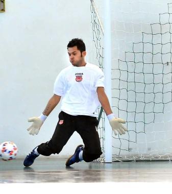 Futsal Pistoia: il portiere Massimiliano Dolfi        