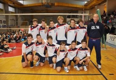 La under 16 maschile e Franco Mangiantini 
