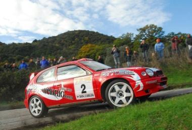 Il pilota Senigagliesi in gara 