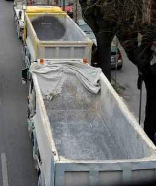 Camion del trasporto scaglie 
