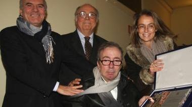 Francesco Nuti premiato al cinema Eden