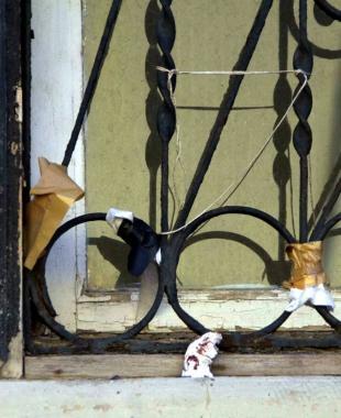 La finestra dell’Orlando rotta dai ladri