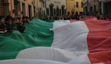 San Miniato riceve da Reggio Emilia il primo tricolore d'Italia