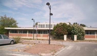 La scuola media Leonardo Da Vinci a San Concordio 