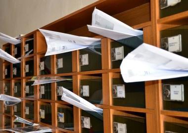 Moduli nelle cassette delle lettere 