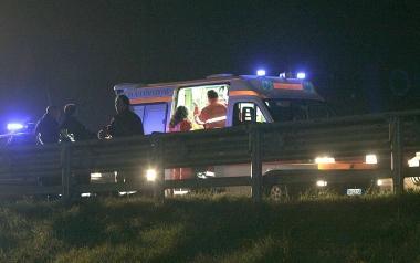 Soccorritori in azione sullautostrada    