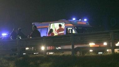 Soccorritori in azione sull’autostrada