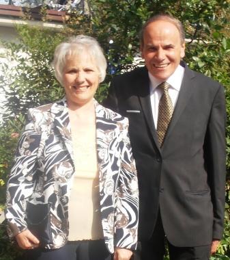La festa di Giancarlo e Luana per i quarant'anni delle nozze