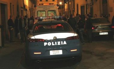 <b>LOCANDINA </b>La serata allex cinema Aurora Accanto polizia e ambulanza che sono andate in via Ippolito Nievo sabato notte  