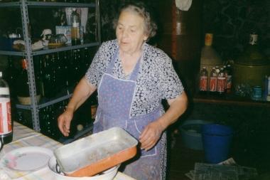 <b>CENTENARIA</b> Quinta Mariani nella sua cucina 
