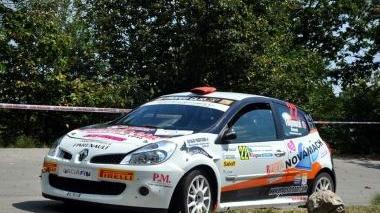 Il pilota Gabriele Tognozzi in azione