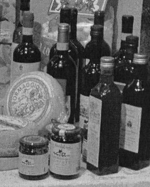 Formaggi e vini locali 
