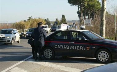 Un controllo dei carabinieri 