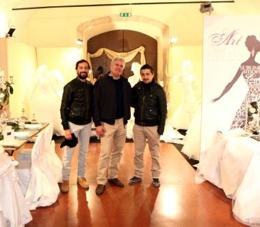 Al centro il sindaco Vanni con gli organizzatori della rassegna 