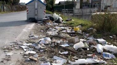 La discarica abusiva segnalata dai cittadini