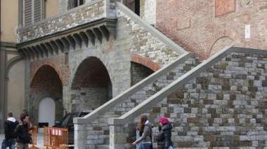 Palazzo Pretorio e l’assessore comunale alla cultura Beltrame