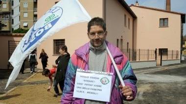 La protesta della Lega in via di Gello