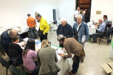 Un ufficio con i rilevatori del censimento  
