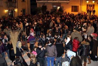 Una edizione della festa della Befana a Montignoso 