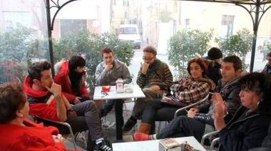 L’incontro dei commercianti in piazza delle Erbe